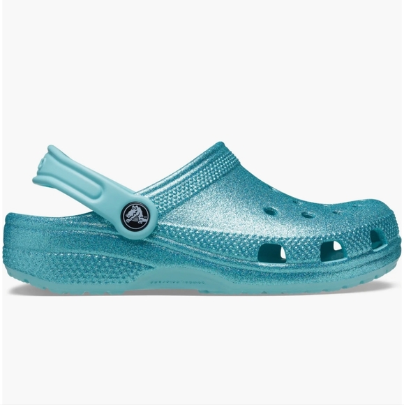 ☆Crocs Blue Iridescent Glitter Crocs☆ - Picture 2 of 6